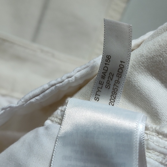 J. Crew High Rise Girlfriend Chino Pants Stone Ivory White 6 - Picture 9 of 9